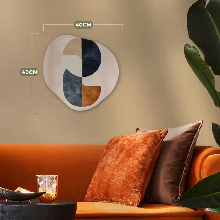 Cirkels - Abstract - Kleurrijk Wandcirkel Organisch Forex 3mm klein -sfeer3