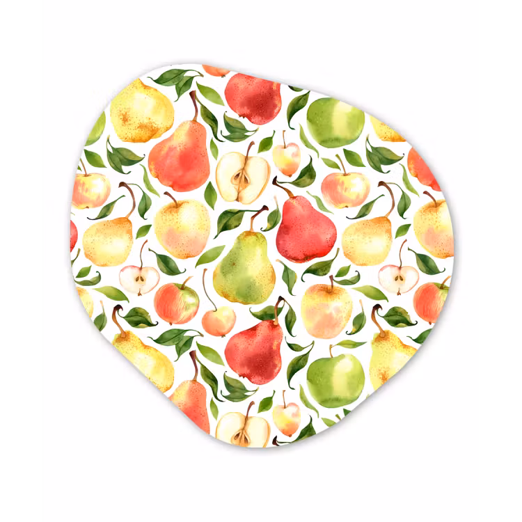 Patroon - Appels - Peren Wandcirkel Organisch Forex 3mm klein 629 -3d