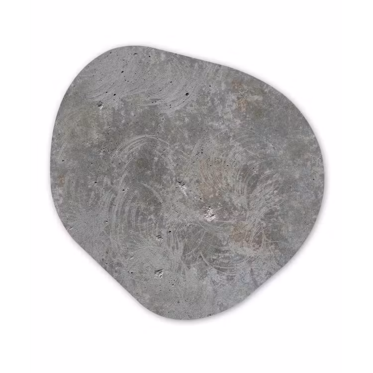 Stenen - Beton - Patronen Wandcirkel Organisch Forex 3mm klein 629 -3d