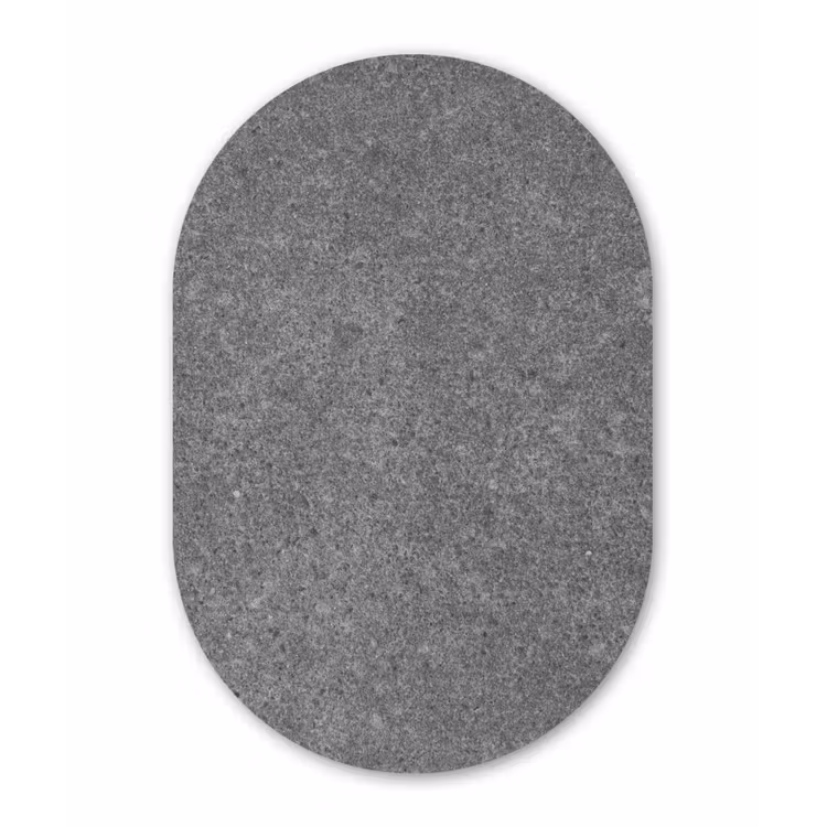 Beton - Patronen - Steen Wandcirkel Ovaal Forex klein -3d