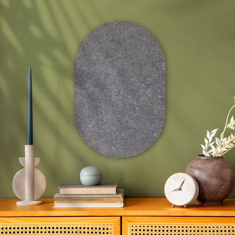 Beton - Patronen - Steen Wandcirkel Ovaal Forex klein -sfeer2