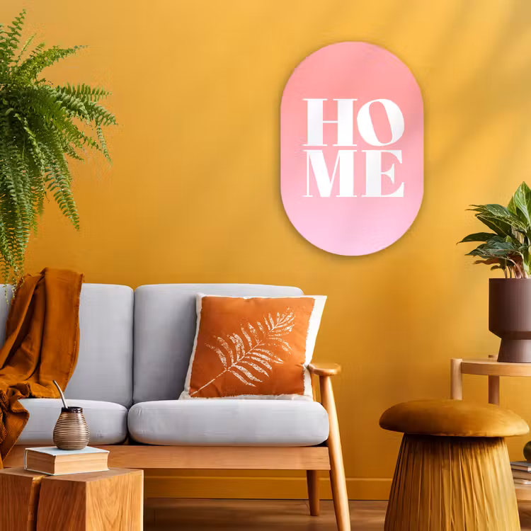 Home - Letters - Groot - Roze Wandcirkel Ovaal Forex klein -sfeer4