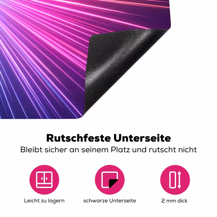 Abstract - Light - Burst - Modern - Colorful Inductie beschermer vinyl 3mm klein -zzzzzzz-lf-onderkant