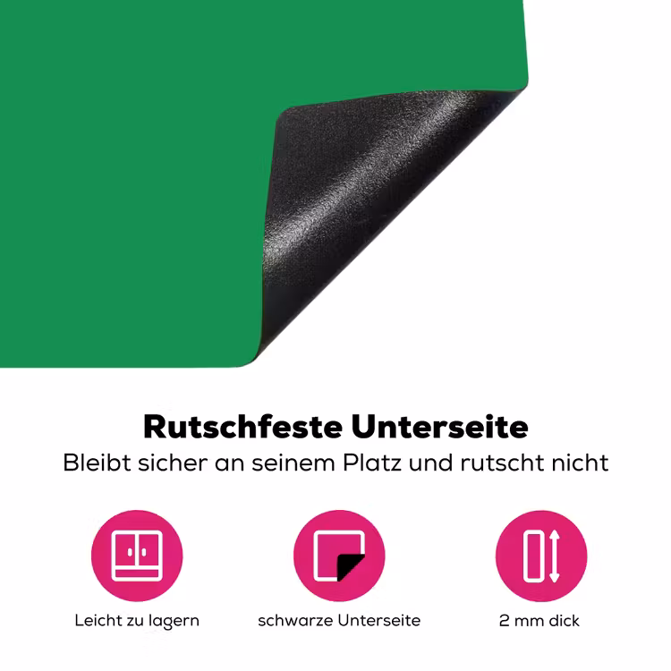 Amor - Valentijn - Groen - Tekst Inductie beschermer vinyl 3mm klein -zzzzzzz-lf-onderkant