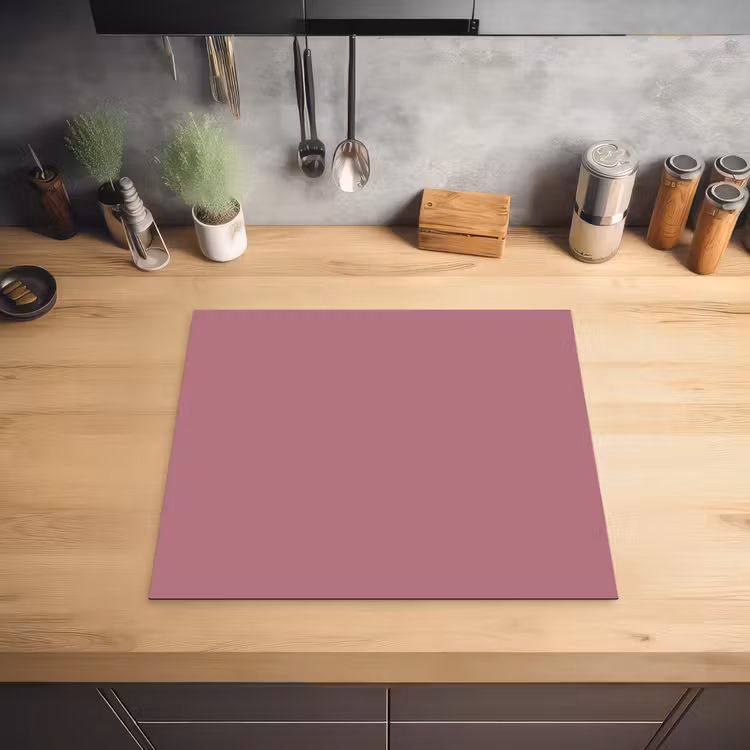 Antique - Mauve - Roze Inductie beschermer vinyl 3mm middel 274 -sfeer5