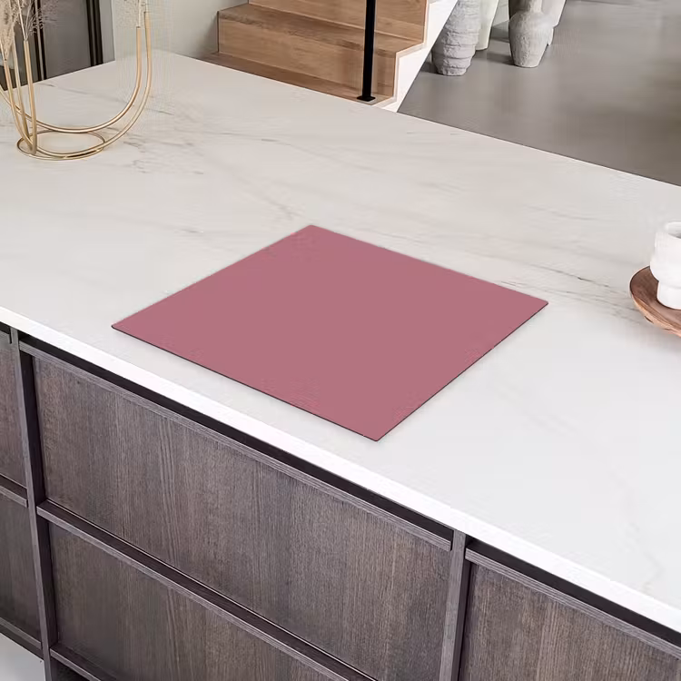 Antique - Mauve - Roze Inductie beschermer vinyl 3mm middel 274 -sfeer8