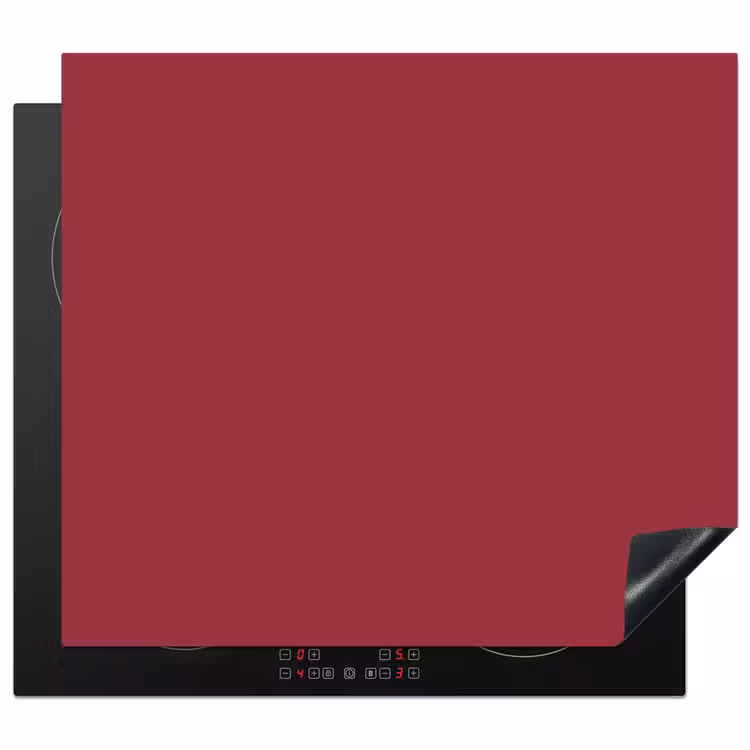 Antique - Ruby - Rood Inductie beschermer vinyl 3mm middel 274 -3d