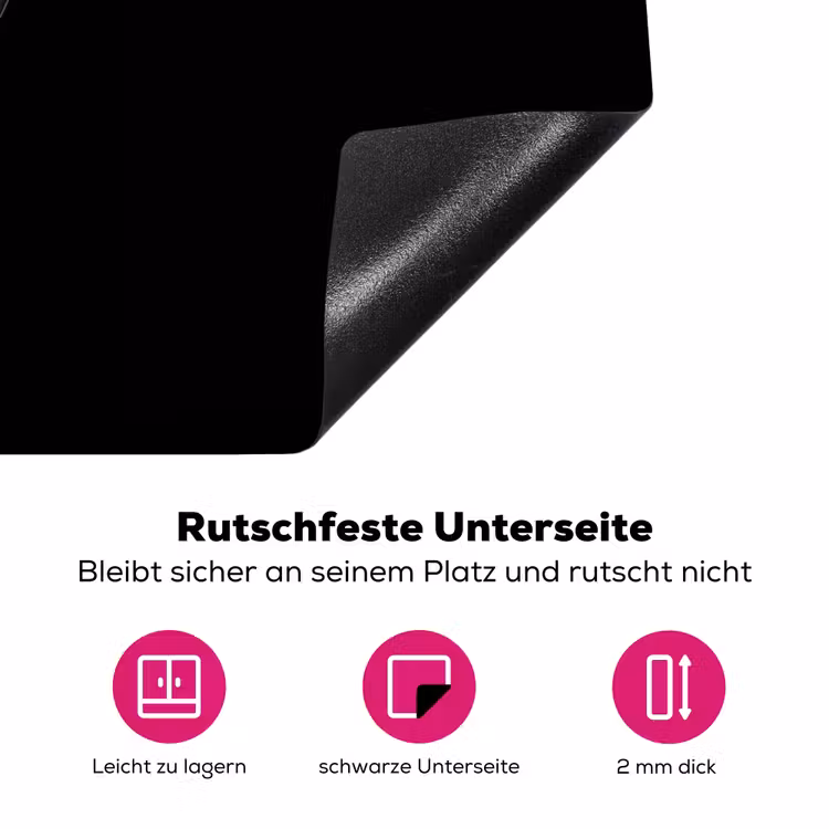 Appel - Metallic - Symmetrisch Inductie beschermer vinyl 3mm klein -zzzzzzz-lf-onderkant