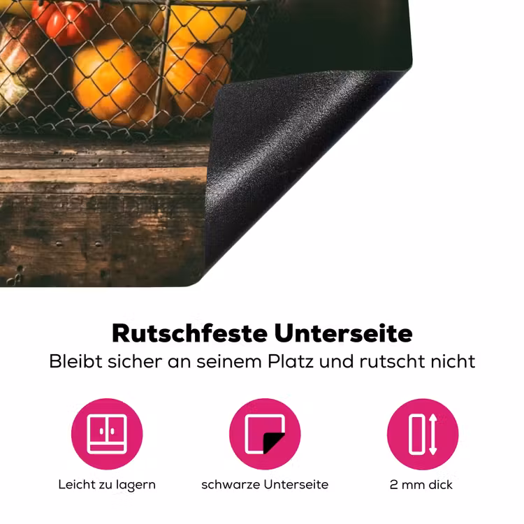 Aroma's van het Mediterrane Keuken Inductie beschermer vinyl 3mm klein -zzzzzzz-lf-onderkant