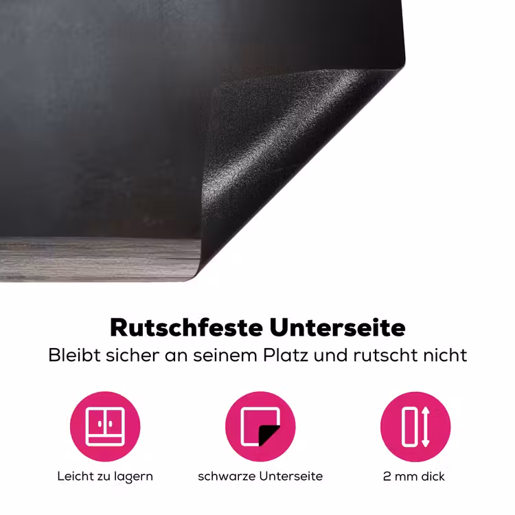 Takken - Vaas - Bolletjes - Wit Inductie beschermer vinyl 3mm klein -zzzzzzz-lf-onderkant