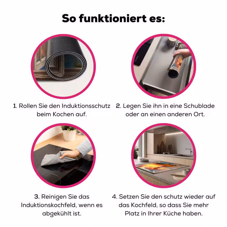 Doorkijk - Raam - Vuurtoren - Zonsondergang - Strand Inductie beschermer vinyl 3mm middel -zzzzzzz-lf-werking