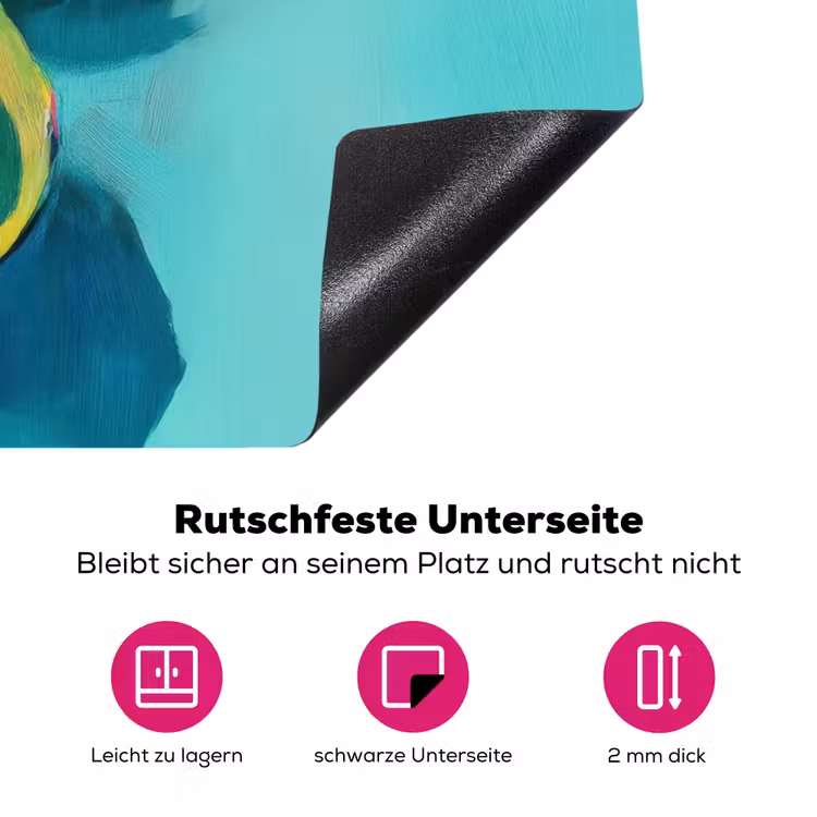 Avocado - Groen - Pit - Schaduw Inductie beschermer vinyl 3mm klein -zzzzzzz-lf-onderkant