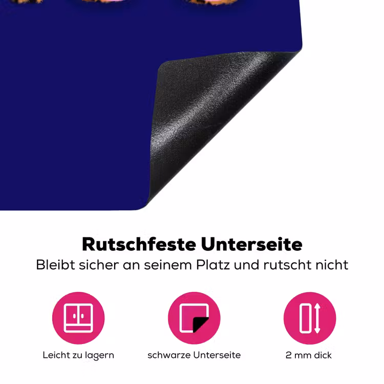 Badass - Panterpint - Schaduw - Roze Inductie beschermer vinyl 3mm klein -zzzzzzz-lf-onderkant