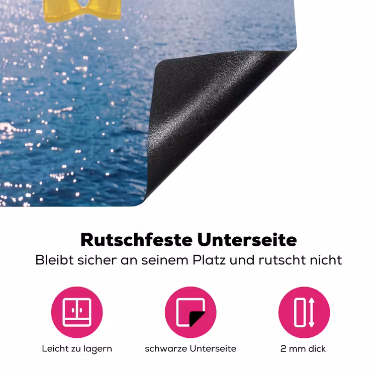 Badmode - Bikini - Zee - Bergen - Geel Inductie beschermer vinyl 3mm middel -zzzzzzz-lf-onderkant