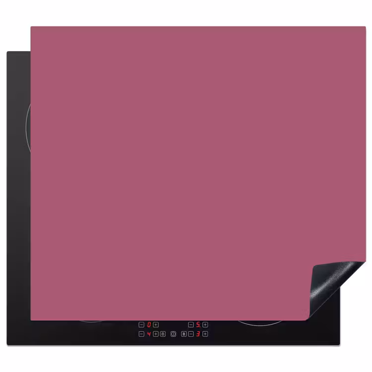 Berry - Roze -Pink Inductie beschermer vinyl 3mm middel 274 -3d