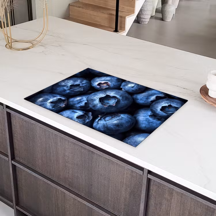 Bessen - Blauw - Fruit Inductie beschermer vinyl 3mm klein -sfeer8