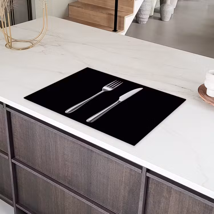 Bestek - Klassiek - Elegant Inductie beschermer vinyl 3mm klein -sfeer8