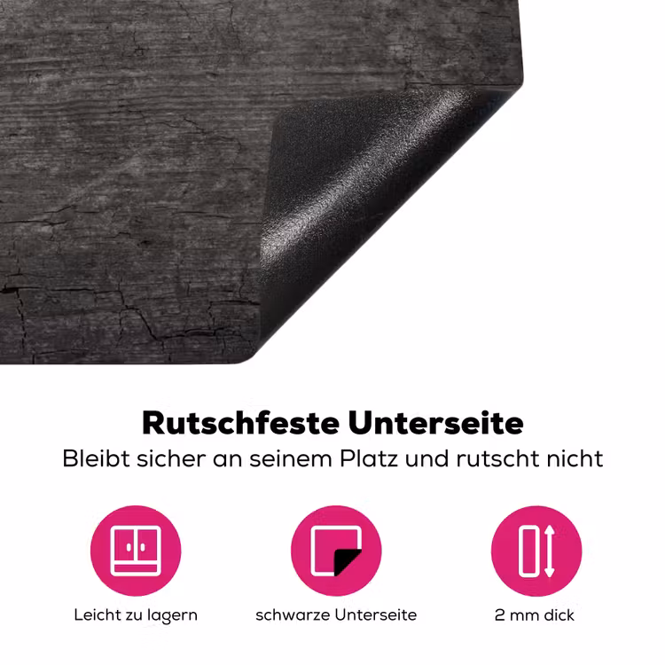 Beton - Grijs - donker Inductie beschermer vinyl 3mm middel -zzzzzzz-lf-onderkant