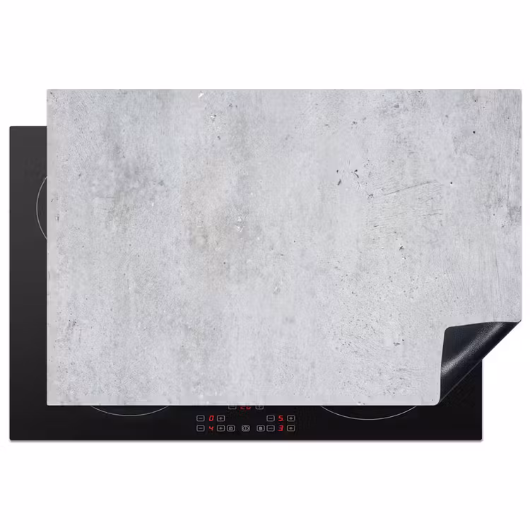 Beton - Textuur - Achtergrond - Grijs - Industrieel Inductie beschermer vinyl 3mm klein -3d