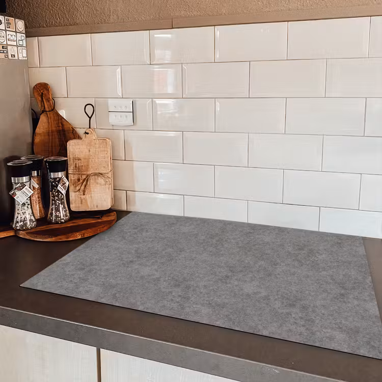 Beton - Textuur - Patronen Inductie beschermer vinyl 3mm klein 276 -sfeer3