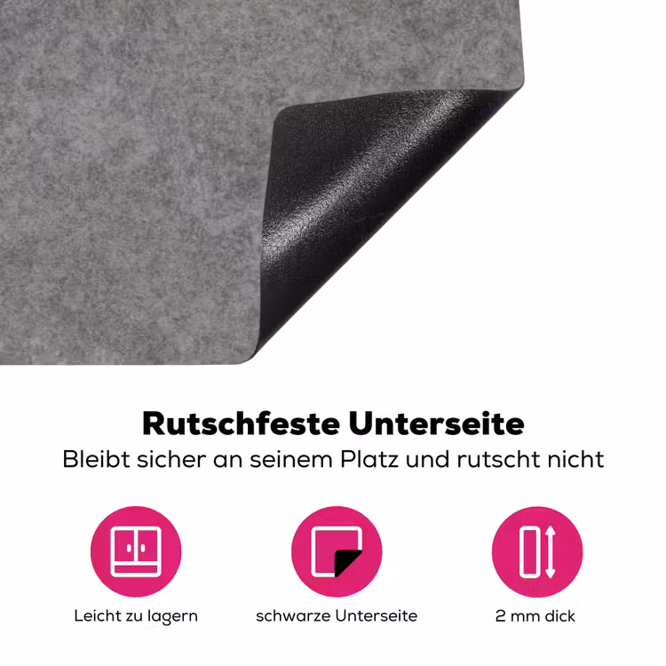 Beton - Textuur - Patronen Inductie beschermer vinyl 3mm klein 276 -zzzzzzz-lf-onderkant