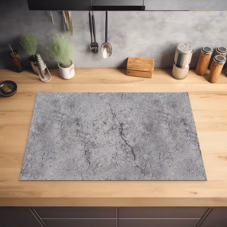 Beton - Muur - Industrieel - Patronen Inductie beschermer vinyl 3mm klein 276 -sfeer5