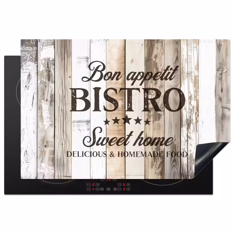Bistro Welkomstbord Inductie beschermer vinyl 3mm klein -3d