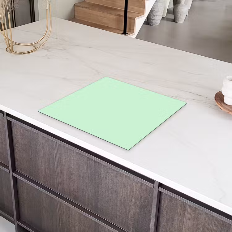 Pale - Mint - Groen Inductie beschermer vinyl 3mm middel 274 -sfeer8