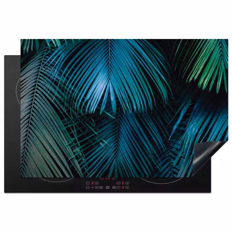 Bladeren - Tropisch - Jungle Inductie beschermer vinyl 3mm klein -3d