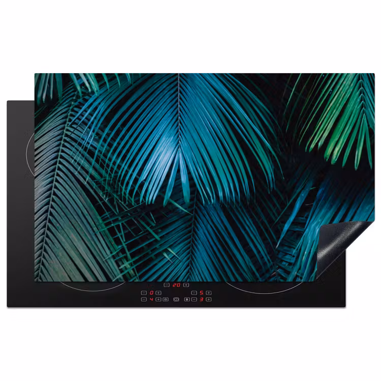 Bladeren - Tropisch - Jungle -  Natuur Inductie beschermer vinyl 3mm klein -3d