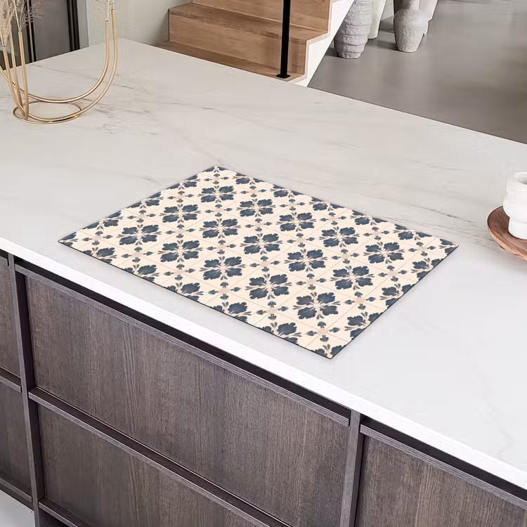 Bladvorm - Klassiek - Kleurrijk Inductie beschermer vinyl 3mm klein 276 -sfeer8