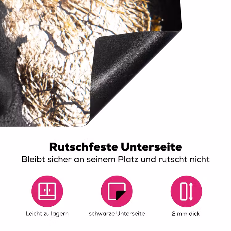 Blik van Contrast Inductie beschermer vinyl 3mm klein -zzzzzzz-lf-onderkant