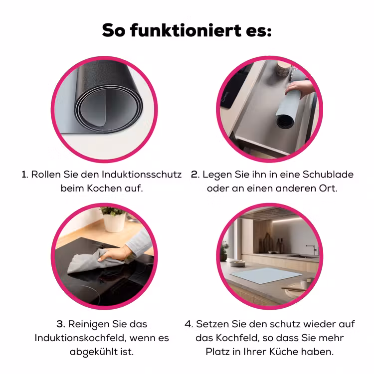 Blue - Bay - Blauw Inductie beschermer vinyl 3mm middel 274 -zzzzzzz-lf-werking
