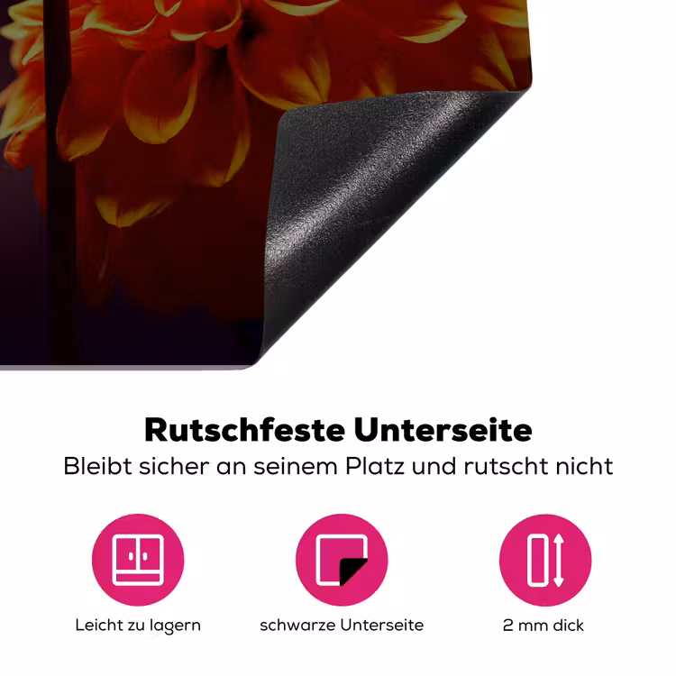 Herfstgloed in Bloei Inductie beschermer vinyl 3mm klein -zzzzzzz-lf-onderkant