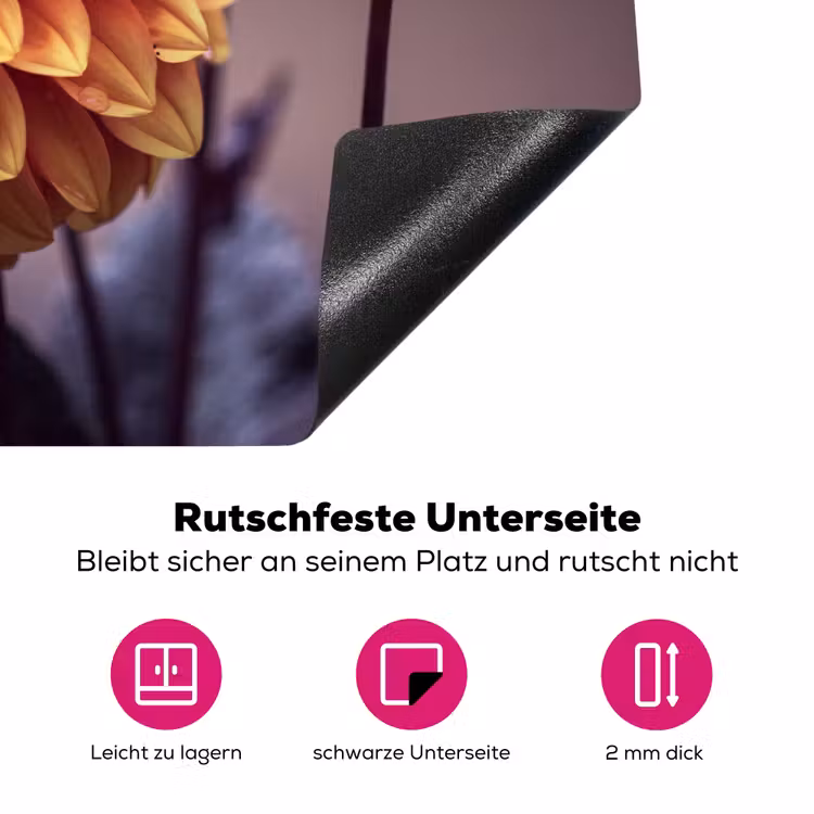 Bloemen - Chrysant - Macro - Planten Inductie beschermer vinyl 3mm klein -zzzzzzz-lf-onderkant