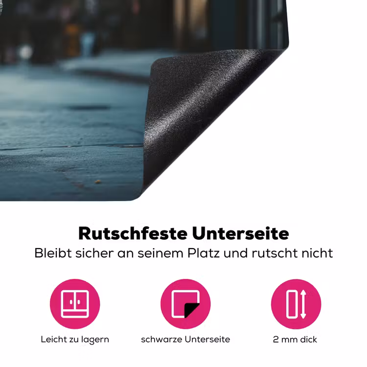 Boeket - Bloemen - Kleurrijk - Astronaut Inductie beschermer vinyl 3mm klein -zzzzzzz-lf-onderkant