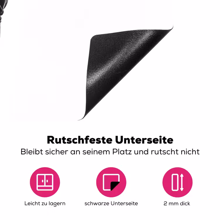 Bokshandschoen - Zwart - Hand Inductie beschermer vinyl 3mm klein -zzzzzzz-lf-onderkant