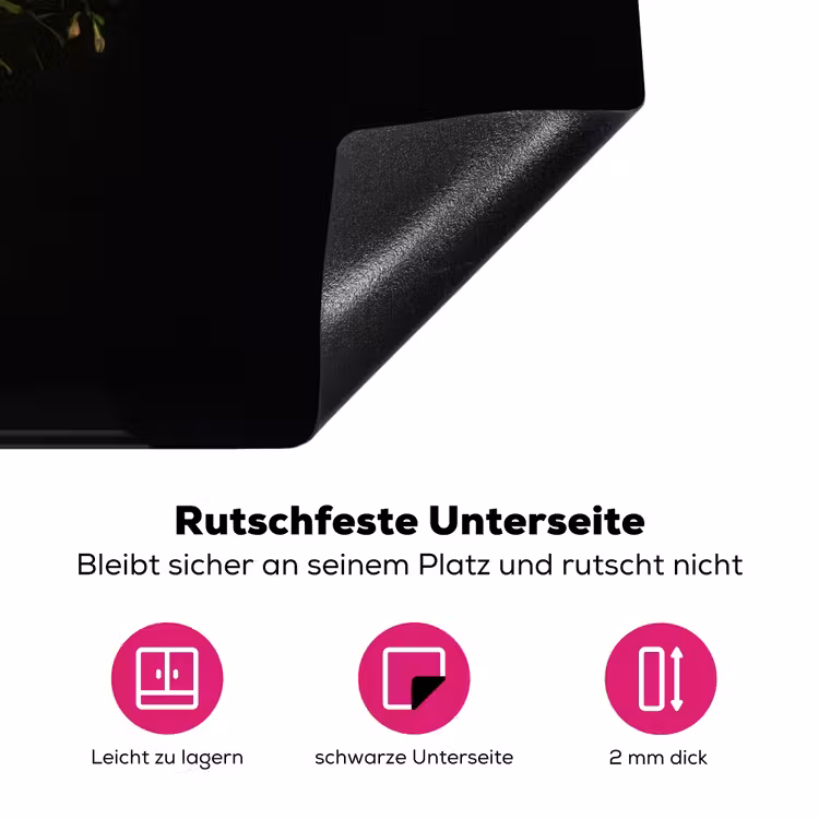 Kleurrijk - Boeket - Vaas - Goud Inductie beschermer vinyl 3mm klein -zzzzzzz-lf-onderkant