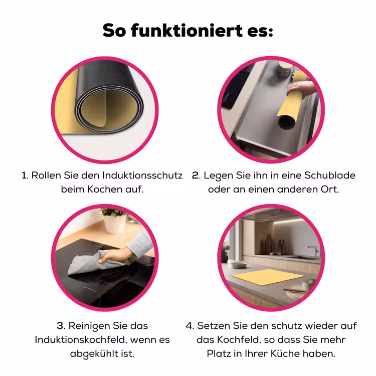 Butter - Geel - Yellow Inductie beschermer vinyl 3mm middel 274 -zzzzzzz-lf-werking