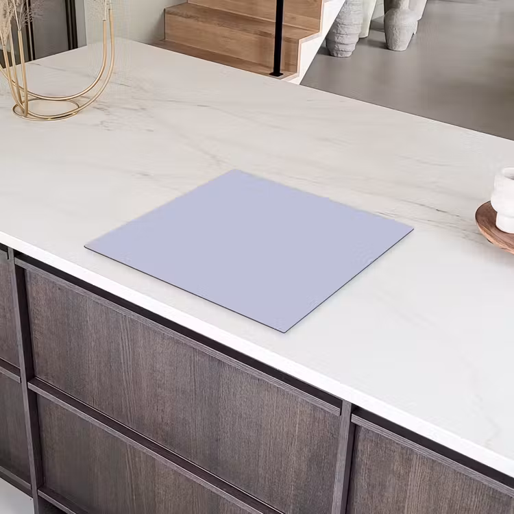 Chalky - Lavender - Paars Inductie beschermer vinyl 3mm middel 274 -sfeer8