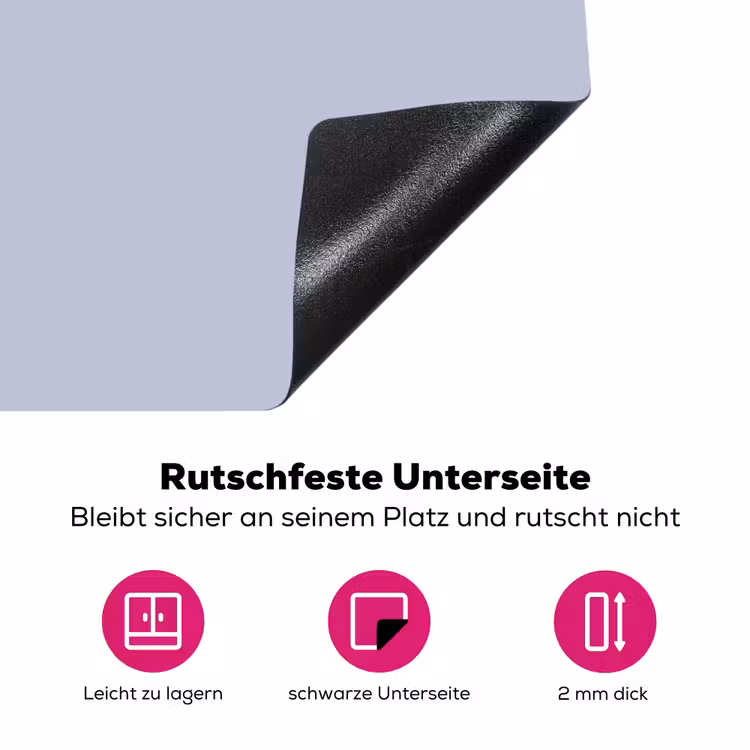 Chalky - Lavender - Paars Inductie beschermer vinyl 3mm middel 274 -zzzzzzz-lf-onderkant