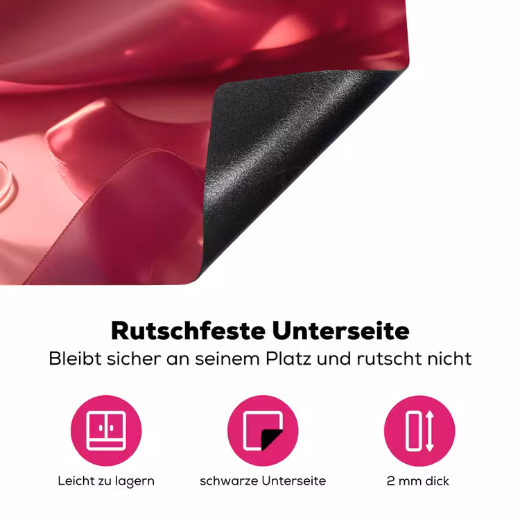 Cocktail - Pink - Luxe Inductie beschermer vinyl 3mm klein -zzzzzzz-lf-onderkant