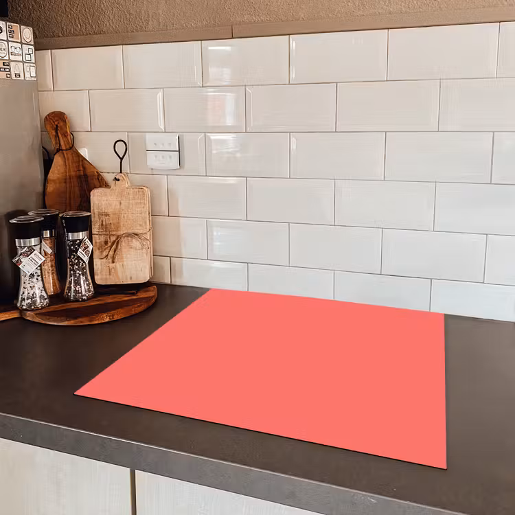Coral - Punch - Koraal Inductie beschermer vinyl 3mm middel 274 -sfeer3