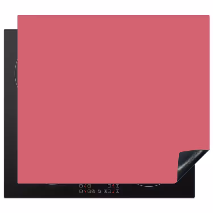 Crimson - Rose - Roze Inductie beschermer vinyl 3mm middel 274 -3d