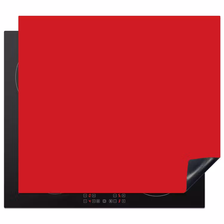 Crimson - Velvet - Rood Inductie beschermer vinyl 3mm middel 274 -3d