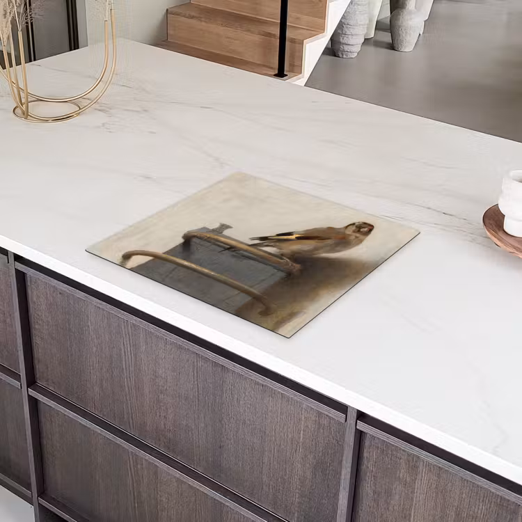 Het puttertje - Carel Fabritius Inductie beschermer vinyl 3mm middel -sfeer8