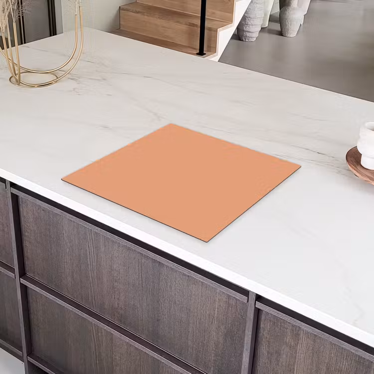 Desert - Coral - Koraal Inductie beschermer vinyl 3mm middel 274 -sfeer8