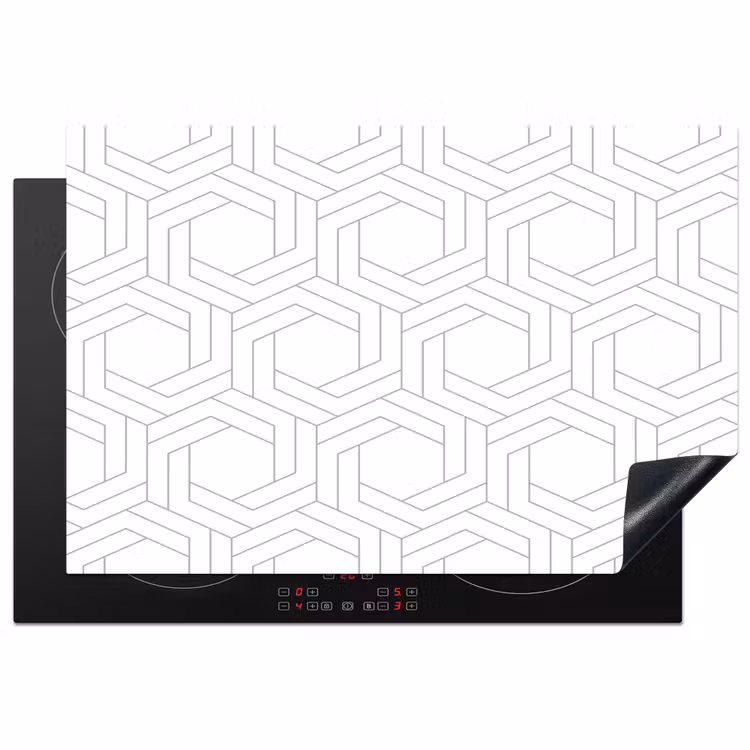 Design - Geometrie - Patronen - Abstract Inductie beschermer vinyl 3mm klein 276 -3d