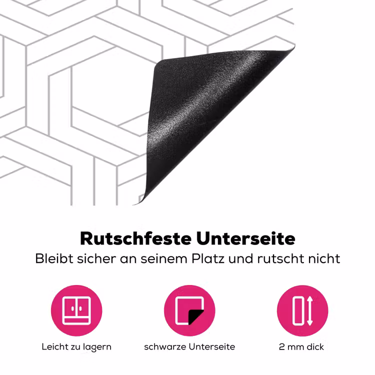 Design - Geometrie - Patronen - Abstract Inductie beschermer vinyl 3mm klein 276 -zzzzzzz-lf-onderkant