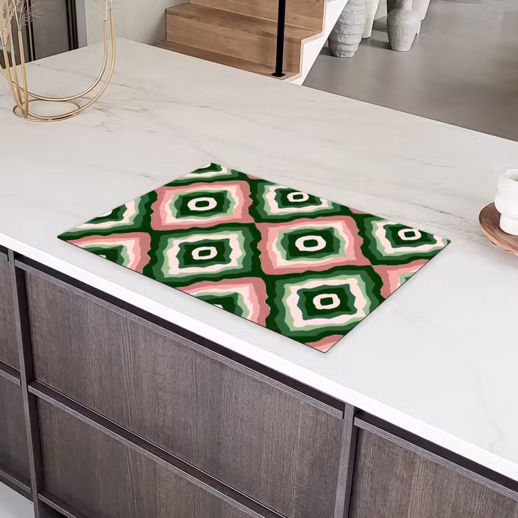 Ontwerp - Organisch - Kleurrijk Inductie beschermer vinyl 3mm klein 276 -sfeer8